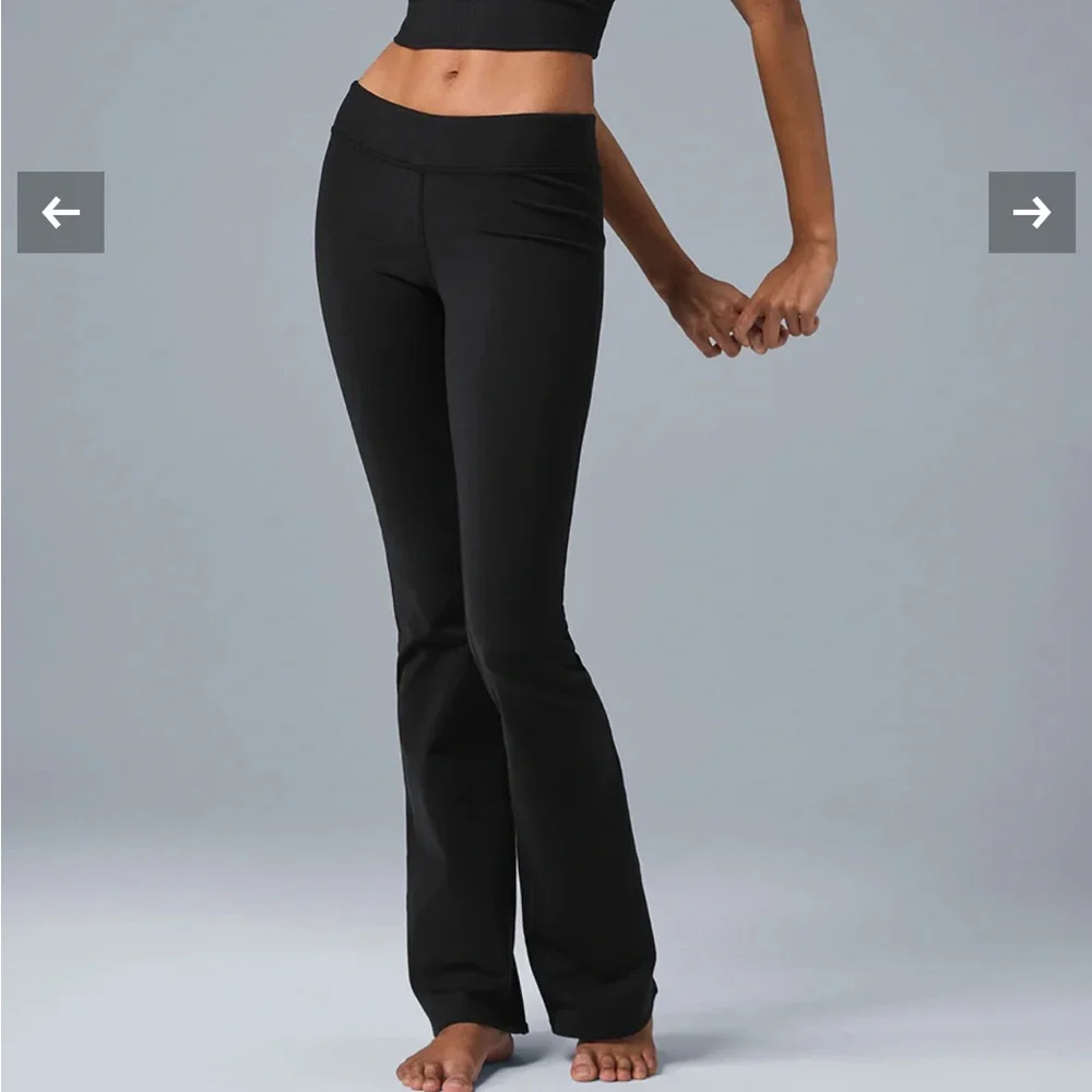 Alo YOGA cinnamon brown women's pants size small low waist